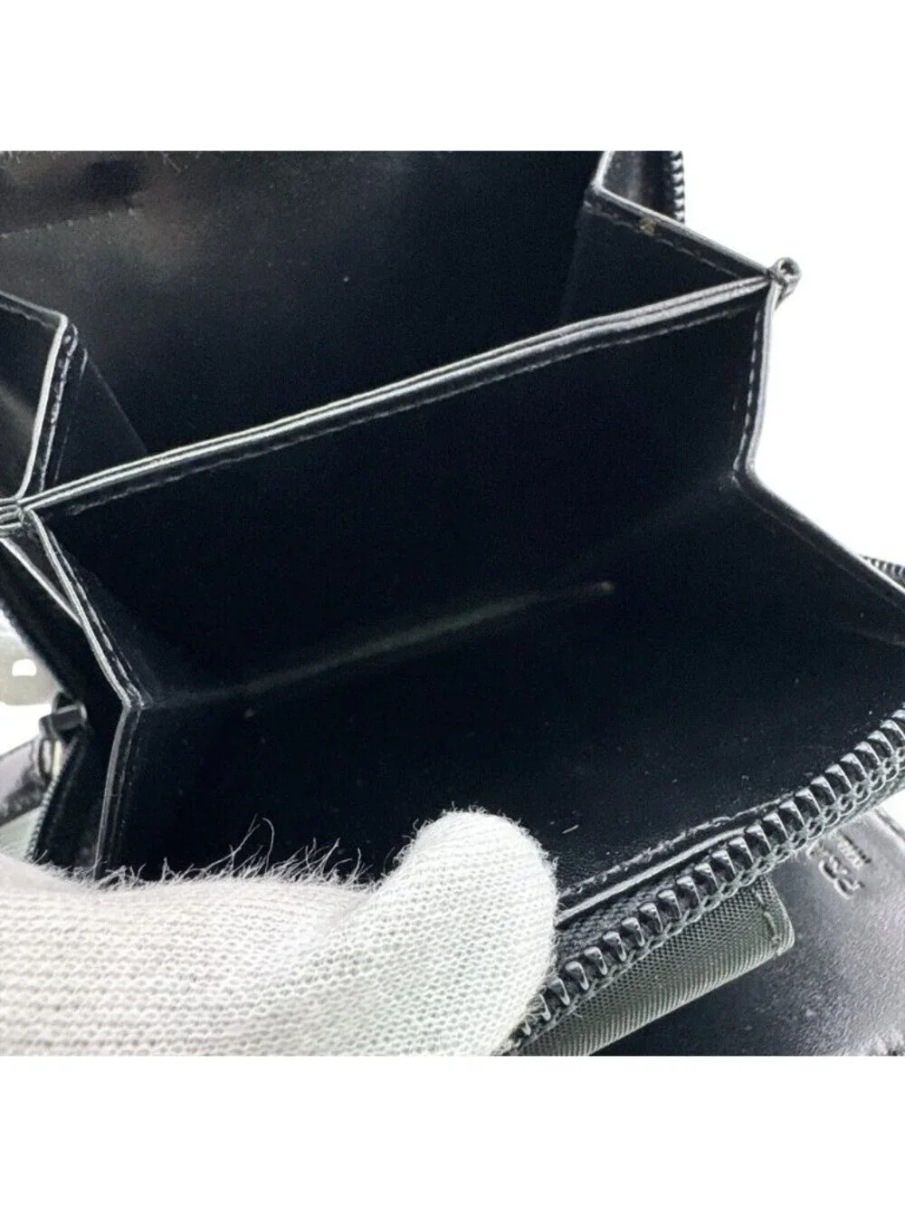 Prada Nylon Bifold Wallet Black